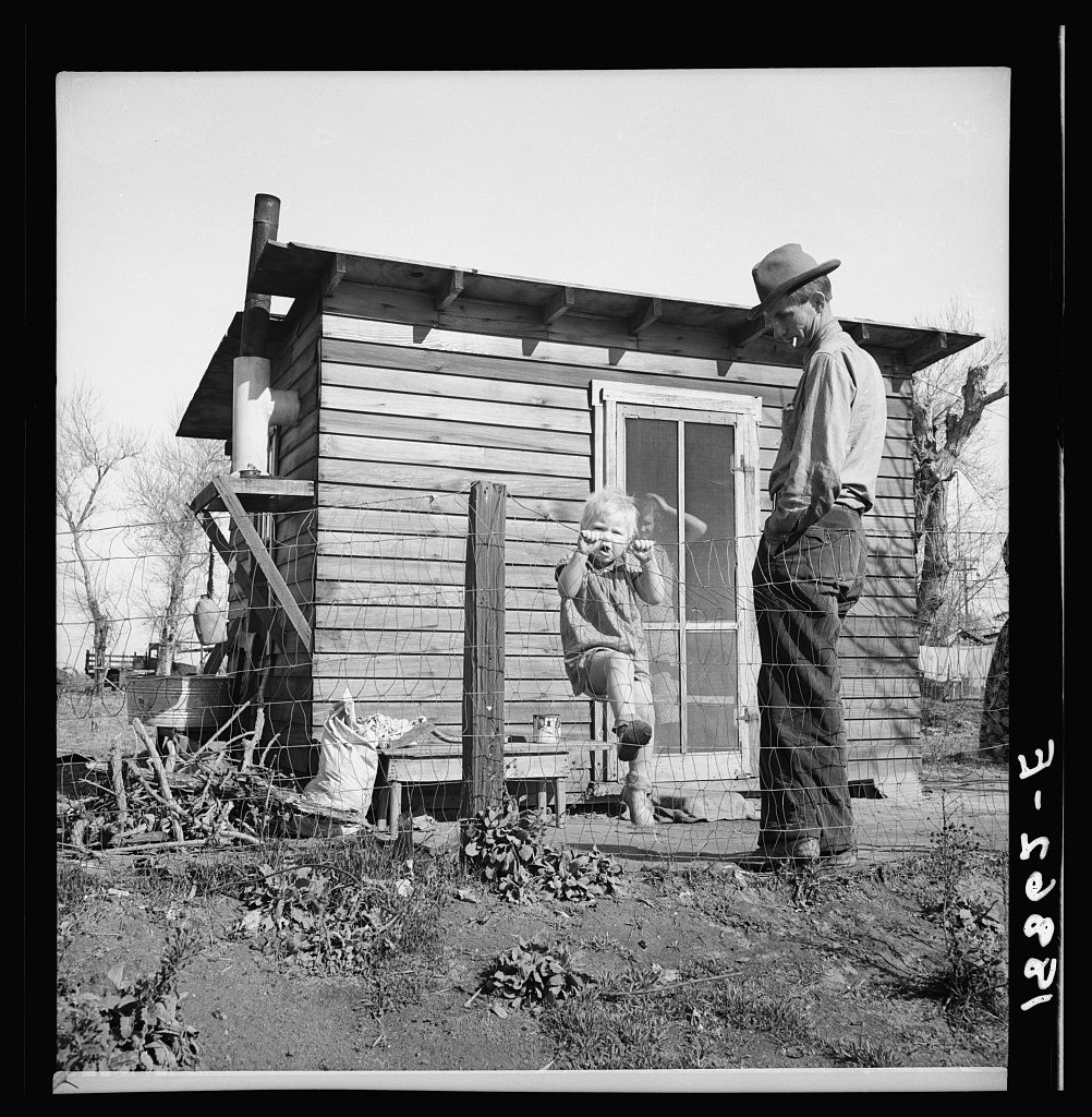 Dorothea Lange, 1939 — a tractor driver who lost his job to a worker willing to work for less