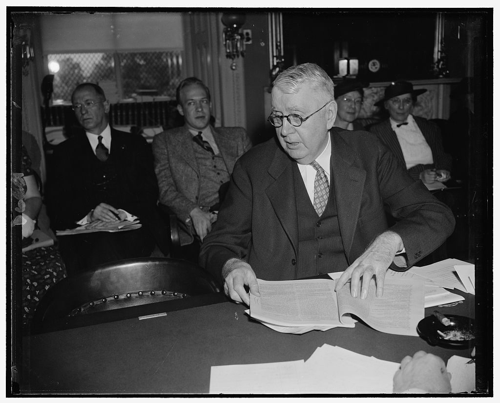 Harris and Ewing, May 18 1939 — Rep. Louis Ludlow