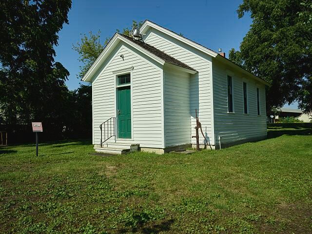 Carol M. Highsmith, 2016 — a one-room schoolhouse preserved as a heritage-center exhibit